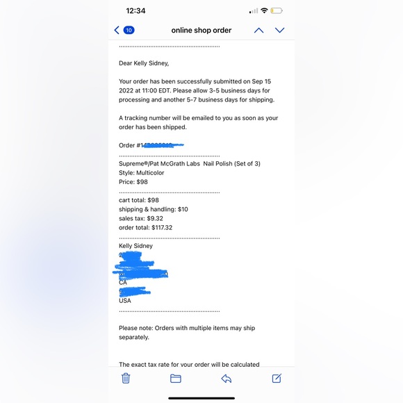 Brand New, Unopened Supreme x Pat McGrath Labs Nail Polish Trio Set FW 22 - Picture 4 of 11